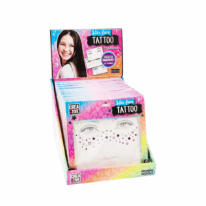 Star Face Gems Tattoo