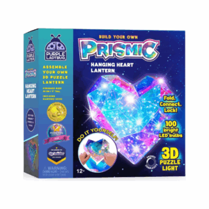 3D Puzzle Lantern - Hanging Heart