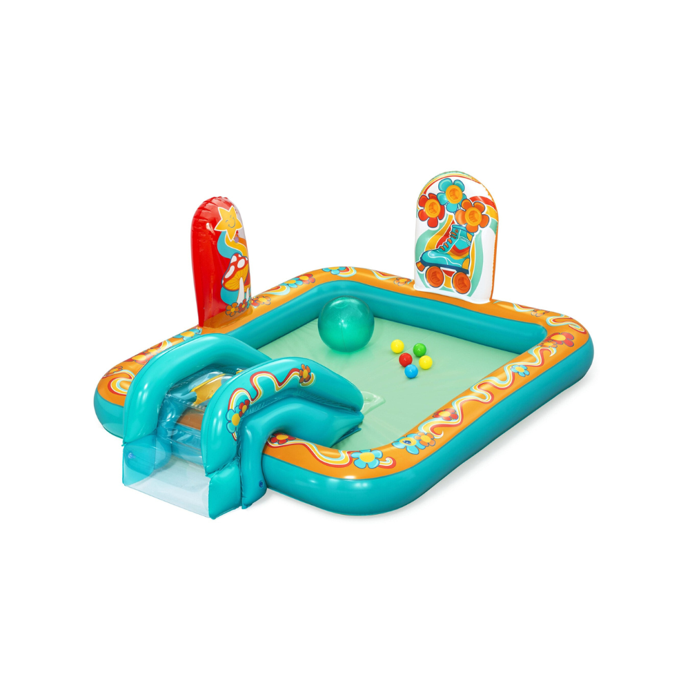 Bestway Inflatable Pool Hippie Play Park 193X152X74 Cm