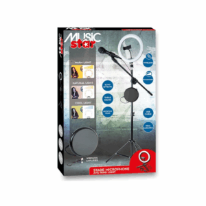 Ring Light With Tripod Microphone & Amplifier