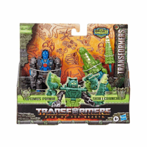 Transformers Rise Of The Beasts - Beast Combiner Action Figures - Optimus Primal & Skullcruncher