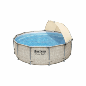 Power Steel Pool Set 396X107Cm