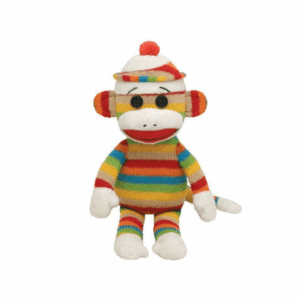 Beanie Baby - Socks The Sock Monkey (Stripes) (8.5 Inch )