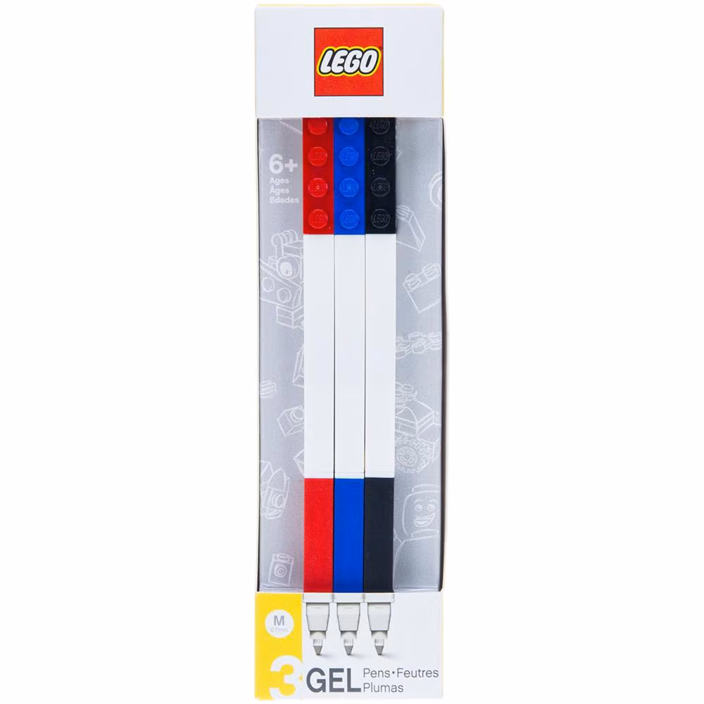 Lego Gel Pens 3 Pack