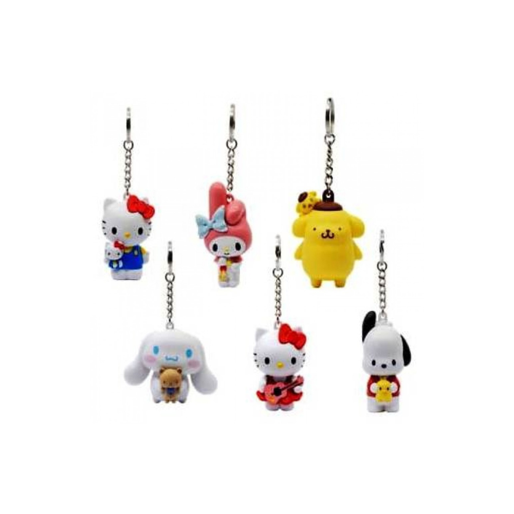 Hello Kitty And Friends Pocket Hero Series Keychains (12Ct)
