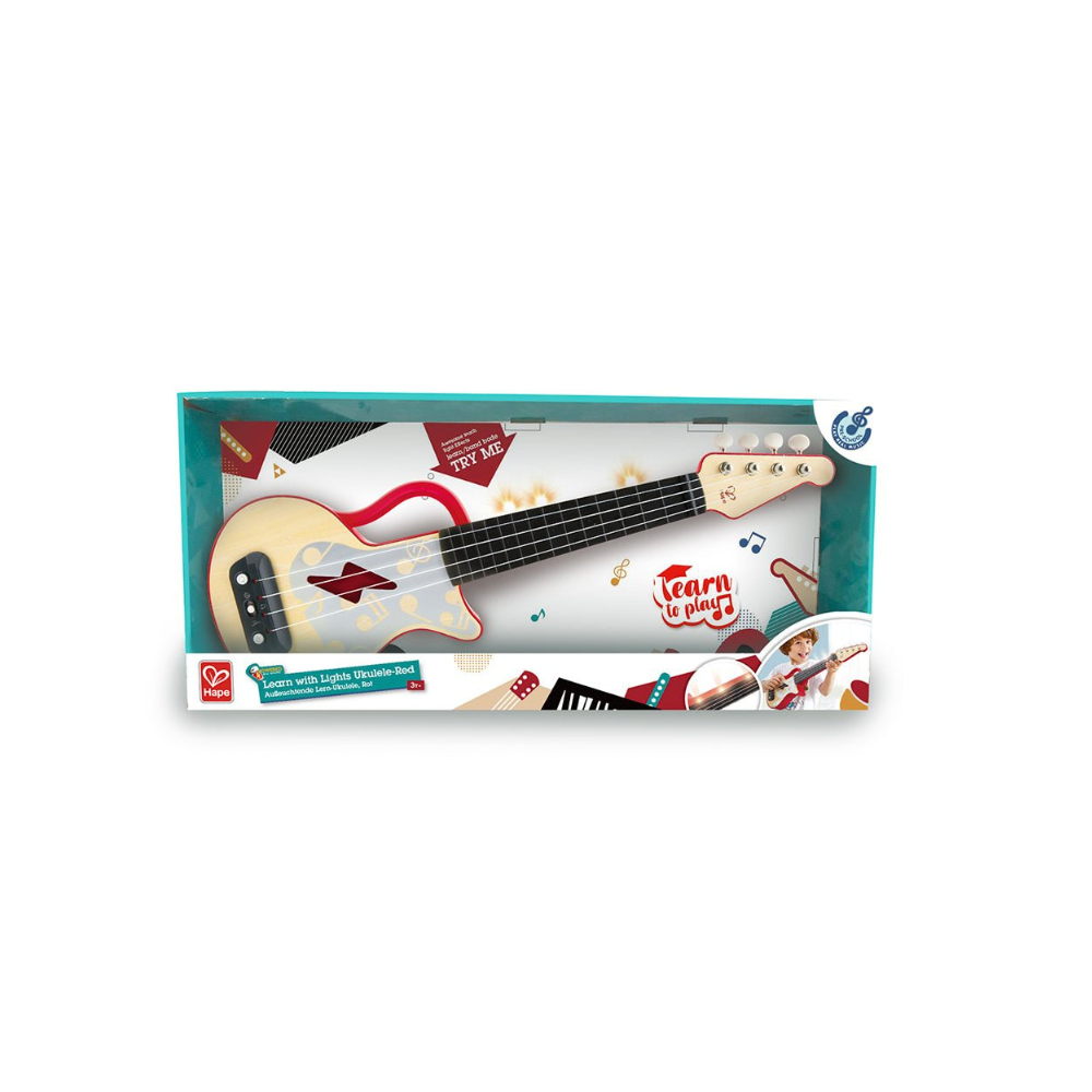 Learn With Lights Ukulele-Red