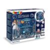Space Center - Cardboard Playset - Learn & Play W/The Solar System Universe, Spaceship 15 Different Activities