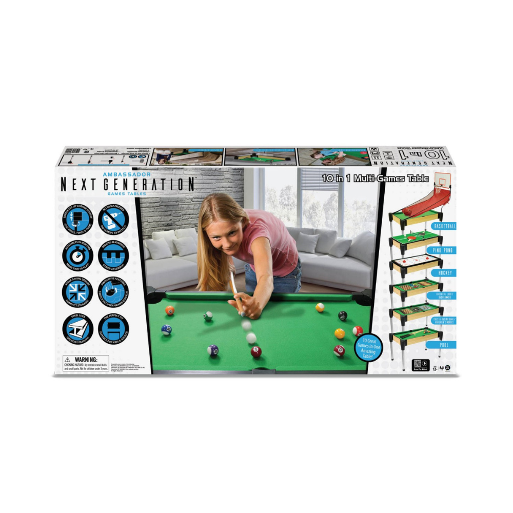 48” 4 In 1 Combo Games Table
