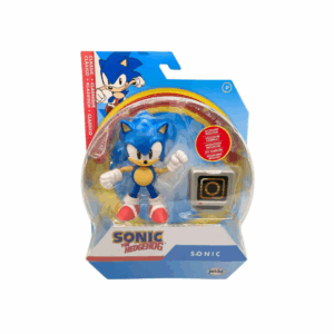 Sonic The Hedgehog 4 Inch Figure - Classic Sonic With Ring Item Box