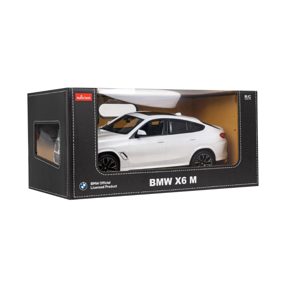 Car R/C Bmw X6 M 1:14 Rastar White