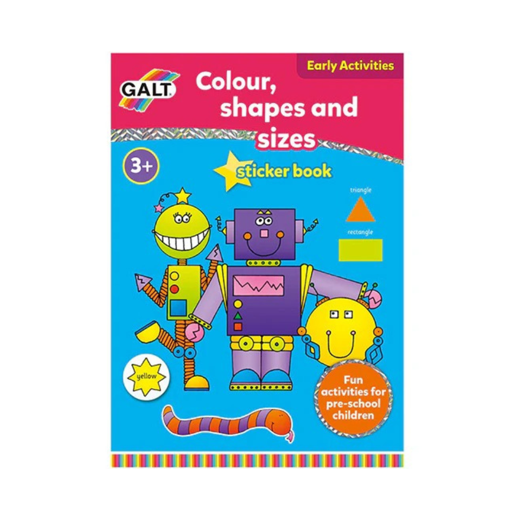 Colour Shapes And Sizes Sticker Book