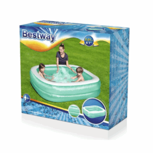 Bestway Blue Rectangular Family Pool 2.01Mx1.50Mx51Cm