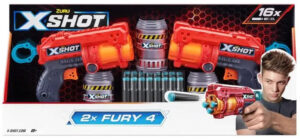 Fury 4 Dart Blasters 2-Pieces