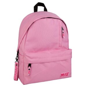 Backpack Monochrome Classic Light Pink With Hot Pink