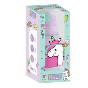 Stainless Steel Unicorn Bottle 500ml
