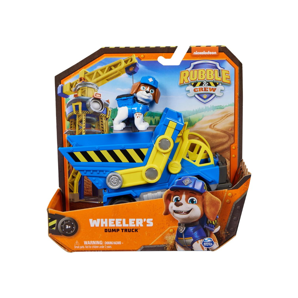 Rubble & Crew, Wheeler’S Dump Truck Toy With Movable Parts