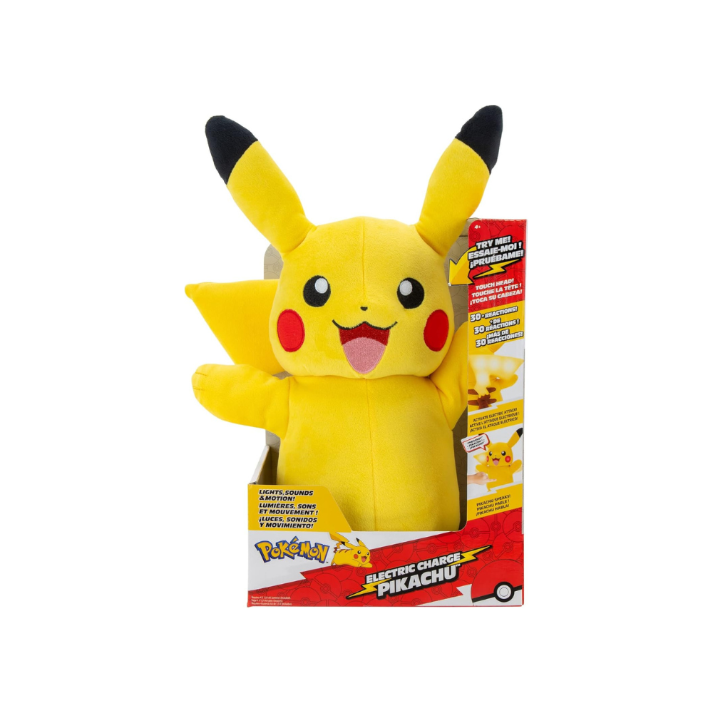 Electric Charge Pikachu 10Inch Plush