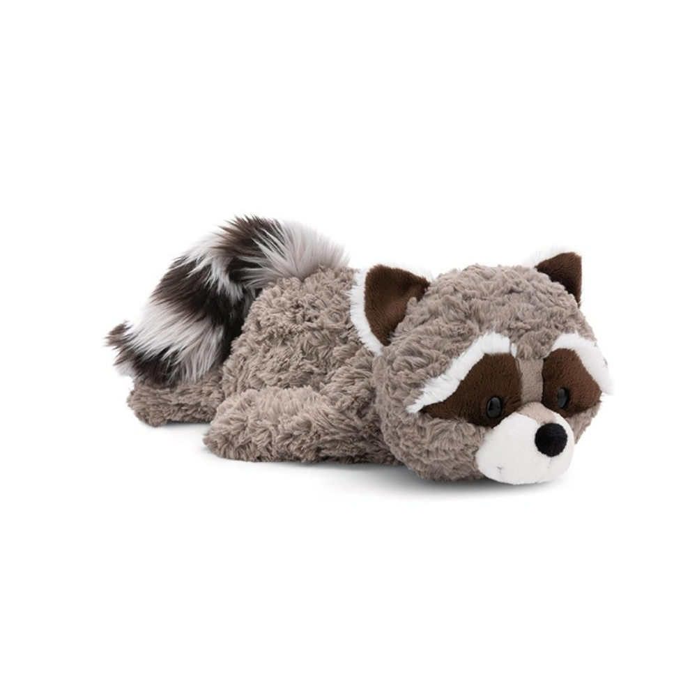 Lenno Raccoon Plush Toy 45Cm Relaxed Lying Down Eco-Friendly