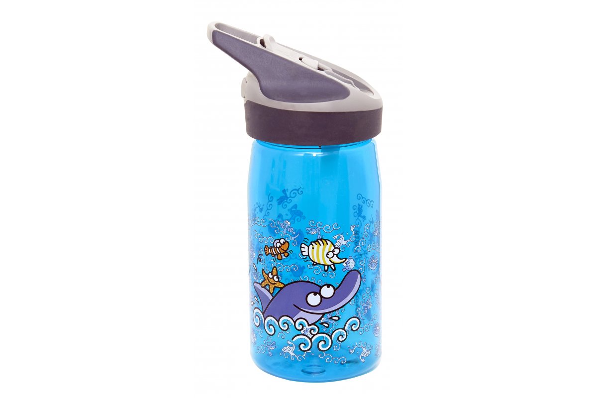 Kukuxumusu Tritan Delfin Water Bottle - Blue