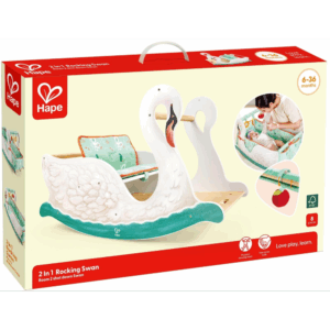 2-In-1 Swan Seat - Baby Rocking Bassinet Cradle