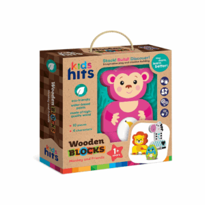 Wooden Blocks Monkey And Friends