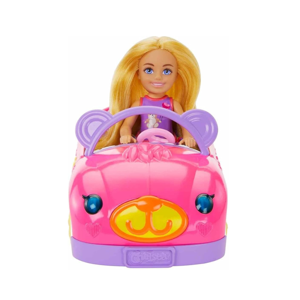 Chelsea Doll & Toy Car Set With Bear-Themed Convertible