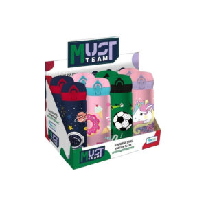 Children'S Stainless Steel Thermos Flask With Straw 500ml