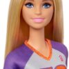 Barbie Careers Fashion Doll & Accessory, Made To Move Volleyball Player Wearing Removable Uniform - Image 4
