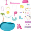 Barbie Dreamhouse, 75+ Pieces, Pool Party Doll House With 3 Story Slide - Image 3