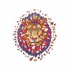 192 Piece Wooden Jigsaw Puzzle Mysterious Lion Medium - Image 2