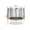 244Cm Trampoline With Net - Image 6