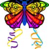 Kites Ready 2 Fly - Pop-Up Mini Nylon Kite Butterfly - Image 2