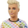 Barbie Ken Fashionistas Doll Checkered Shirt - Image 4